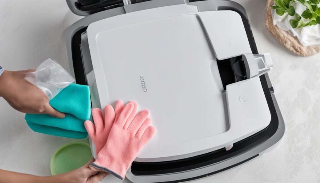 Step-by-step guide to clean cricut heat press