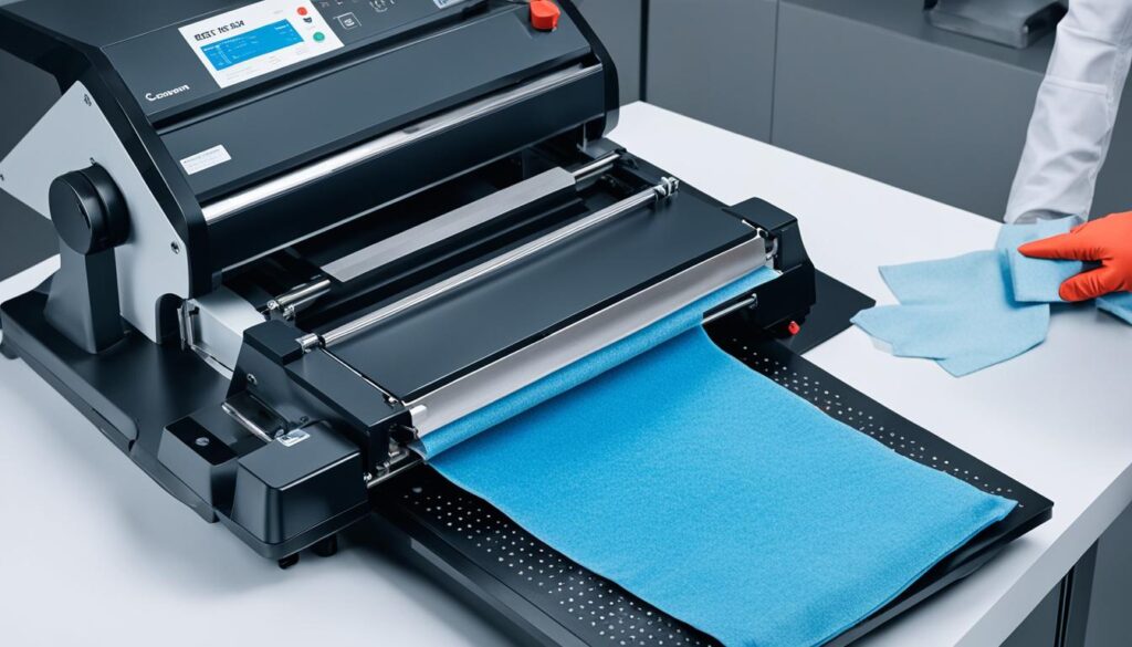 heat press cleaning best practices