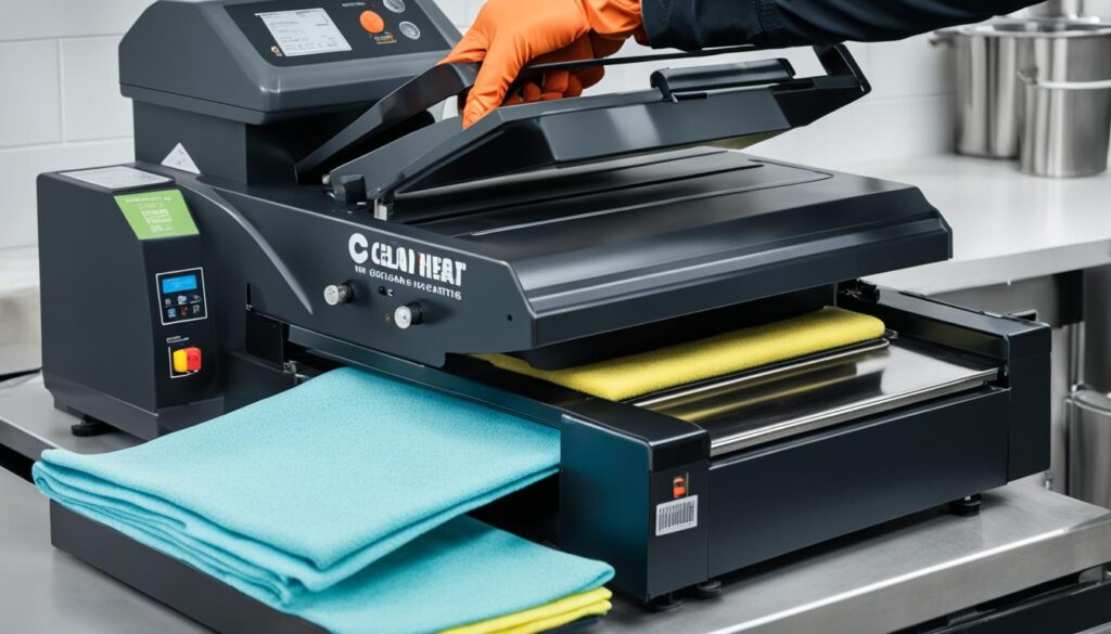 heat press cleaning guide