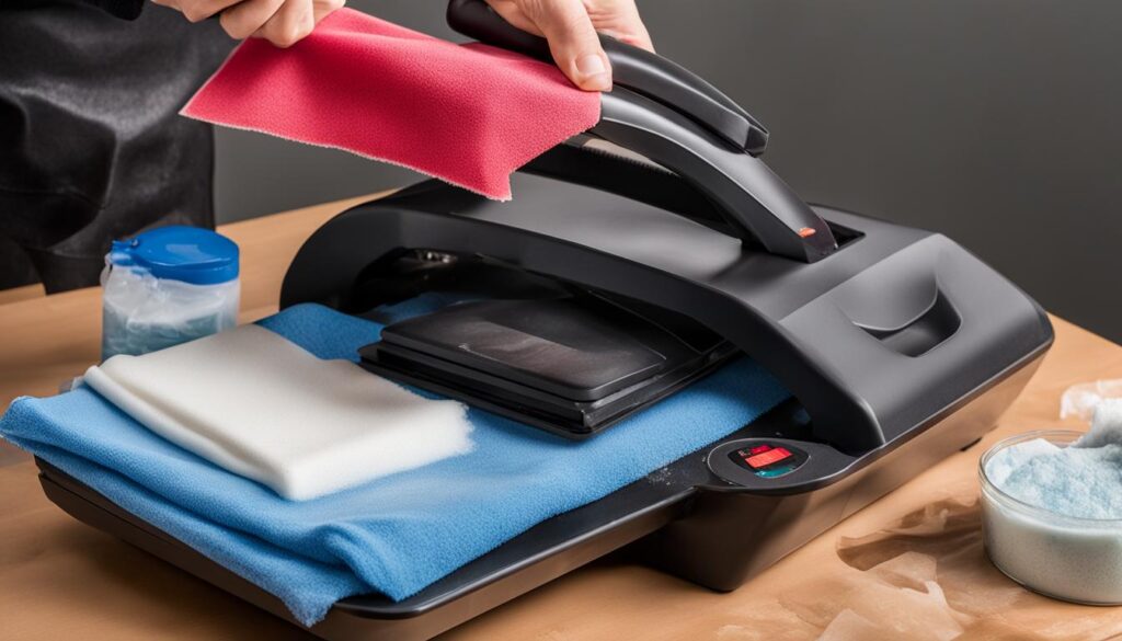 heat press cleaning hacks