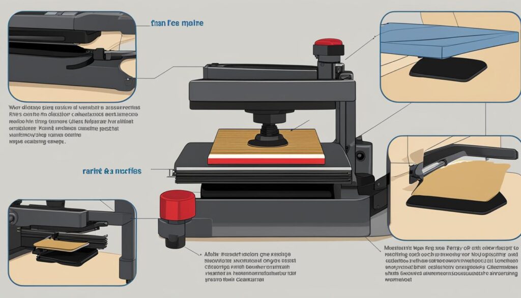 heat press cleaning instructions