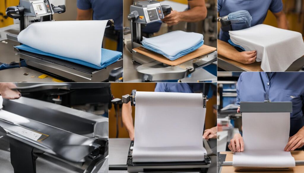 preventive measures for clean heat press